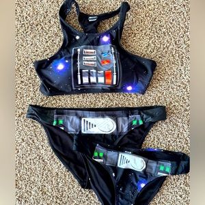 STAR WARS bikini! Never worn, comes with both L and XL bottoms. Top is Large:)
